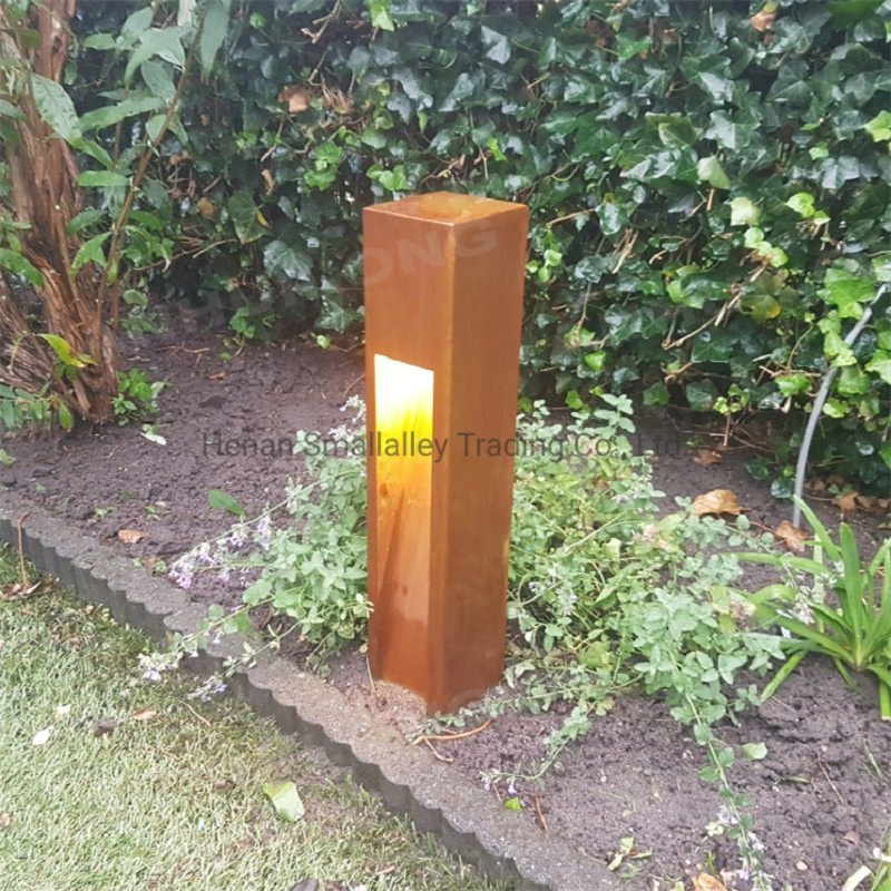 Customized  corten steel lighting For Outdoor Furniture